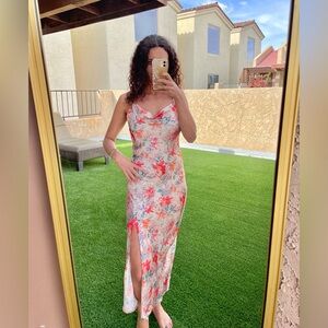 Floral Print Maxi Dress